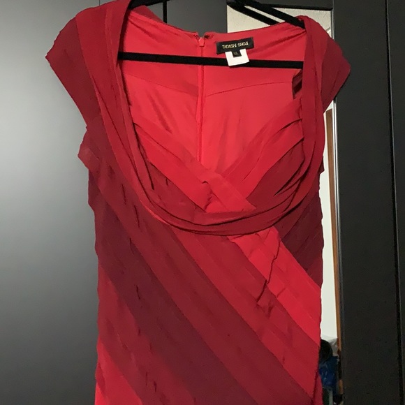 Tadashi Shoji Red Dress - Picture 8 of 11